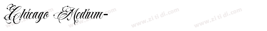 Chicago Medium字体转换